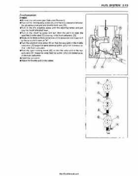 1995-2004 Kawasaki JetSki 750ZXi 900ZXi Factory Service Manual, Page 45