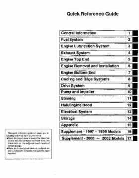 1996-2002 Kawasaki 1100ZXi Jet Ski Factory Service Manual., Page 2