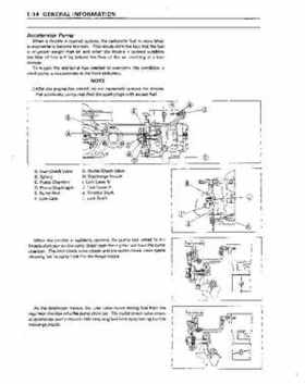 1996-2002 Kawasaki 1100ZXi Jet Ski Factory Service Manual., Page 20