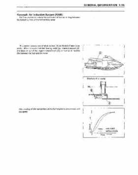 1996-2002 Kawasaki 1100ZXi Jet Ski Factory Service Manual., Page 21