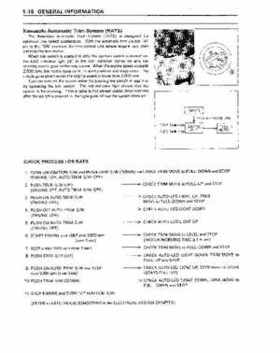 1996-2002 Kawasaki 1100ZXi Jet Ski Factory Service Manual., Page 22