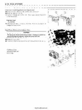 1998 Kawasaki 750SXi Pro Service Manual Supplement, Page 40