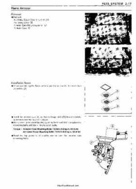 1998 Kawasaki 750SXi Pro Service Manual Supplement, Page 41