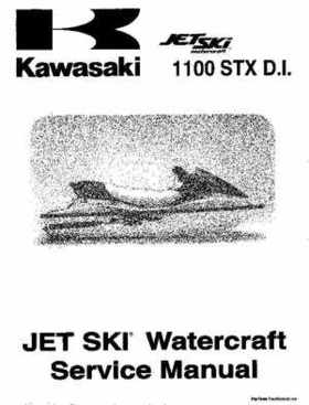2000-2001 Kawasaki 1100 STX D.I. Jet Ski Factory Service Manual., Page 1