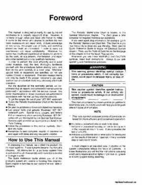2000-2001 Kawasaki 1100 STX D.I. Jet Ski Factory Service Manual., Page 6