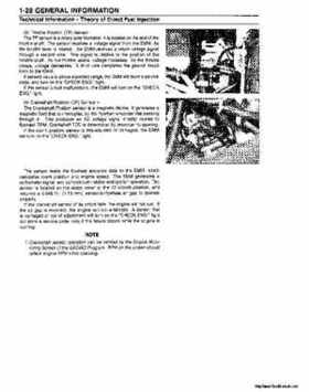 2000-2001 Kawasaki 1100 STX D.I. Jet Ski Factory Service Manual., Page 34