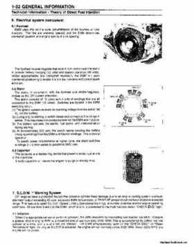 2000-2001 Kawasaki 1100 STX D.I. Jet Ski Factory Service Manual., Page 38