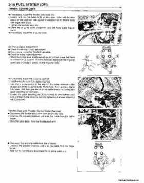 2000-2001 Kawasaki 1100 STX D.I. Jet Ski Factory Service Manual., Page 56