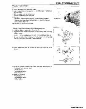 2000-2001 Kawasaki 1100 STX D.I. Jet Ski Factory Service Manual., Page 57