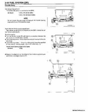 2000-2001 Kawasaki 1100 STX D.I. Jet Ski Factory Service Manual., Page 58