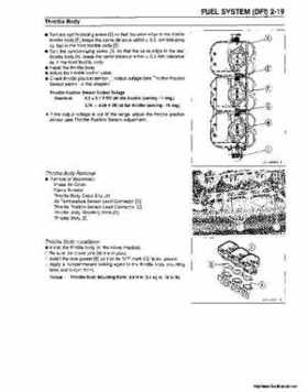2000-2001 Kawasaki 1100 STX D.I. Jet Ski Factory Service Manual., Page 59