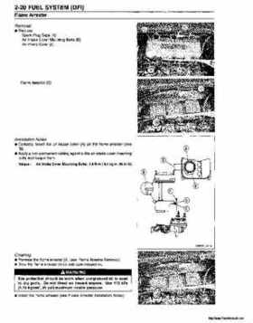 2000-2001 Kawasaki 1100 STX D.I. Jet Ski Factory Service Manual., Page 60