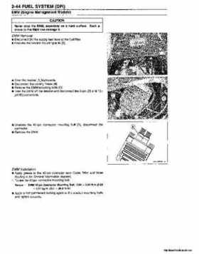 2000-2001 Kawasaki 1100 STX D.I. Jet Ski Factory Service Manual., Page 84