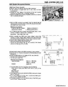 2000-2001 Kawasaki 1100 STX D.I. Jet Ski Factory Service Manual., Page 85