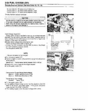 2000-2001 Kawasaki 1100 STX D.I. Jet Ski Factory Service Manual., Page 90