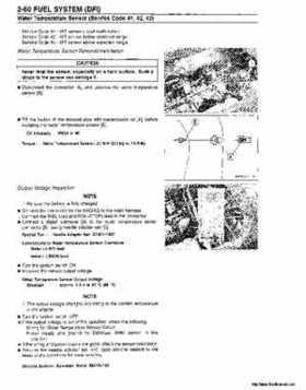 2000-2001 Kawasaki 1100 STX D.I. Jet Ski Factory Service Manual., Page 100