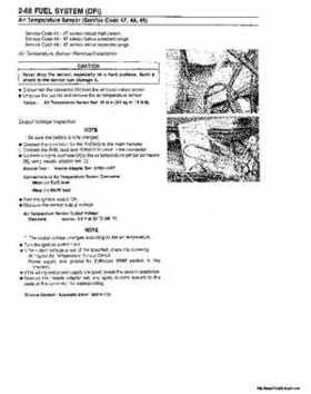 2000-2001 Kawasaki 1100 STX D.I. Jet Ski Factory Service Manual., Page 108