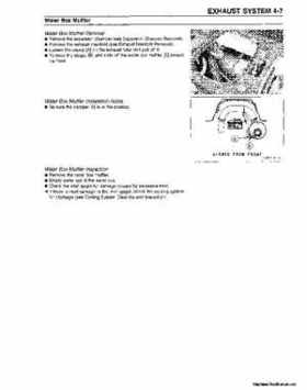 2000-2001 Kawasaki 1100 STX D.I. Jet Ski Factory Service Manual., Page 126