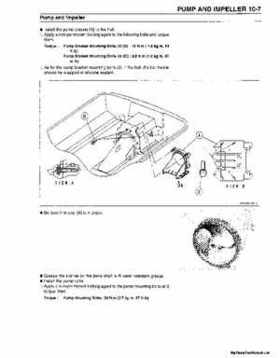 2000-2001 Kawasaki 1100 STX D.I. Jet Ski Factory Service Manual., Page 178