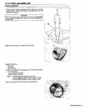 2000-2001 Kawasaki 1100 STX D.I. Jet Ski Factory Service Manual., Page 183