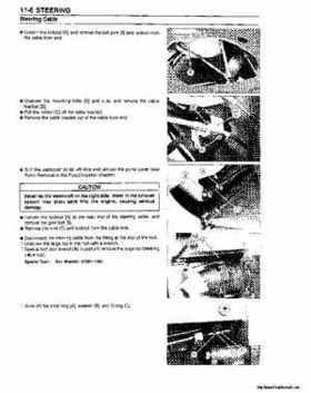 2000-2001 Kawasaki 1100 STX D.I. Jet Ski Factory Service Manual., Page 190