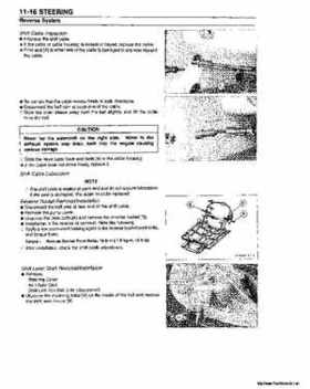 2000-2001 Kawasaki 1100 STX D.I. Jet Ski Factory Service Manual., Page 200
