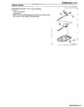 2000-2001 Kawasaki 1100 STX D.I. Jet Ski Factory Service Manual., Page 201
