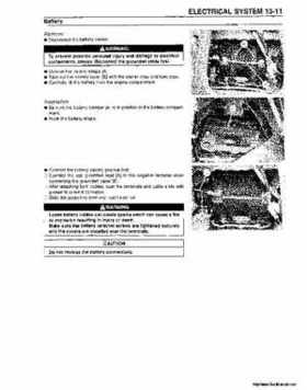 2000-2001 Kawasaki 1100 STX D.I. Jet Ski Factory Service Manual., Page 223
