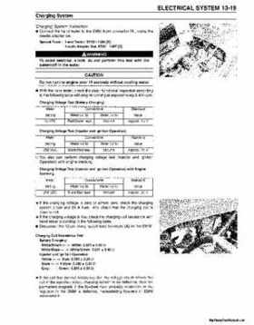 2000-2001 Kawasaki 1100 STX D.I. Jet Ski Factory Service Manual., Page 231
