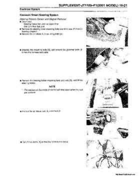 2000-2001 Kawasaki 1100 STX D.I. Jet Ski Factory Service Manual., Page 286