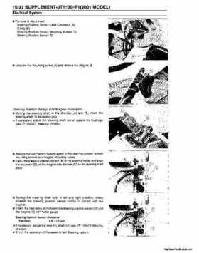2000-2001 Kawasaki 1100 STX D.I. Jet Ski Factory Service Manual., Page 287