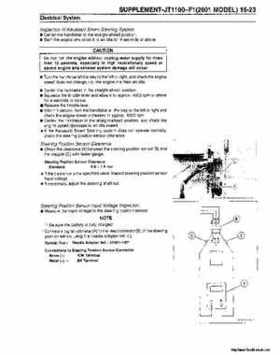 2000-2001 Kawasaki 1100 STX D.I. Jet Ski Factory Service Manual., Page 288