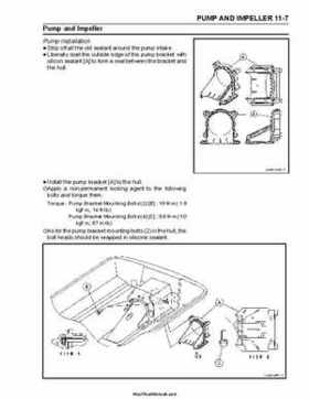 2002-2003 Kawasaki JetSki 1200 STX-R Factory Service Manual, Page 180