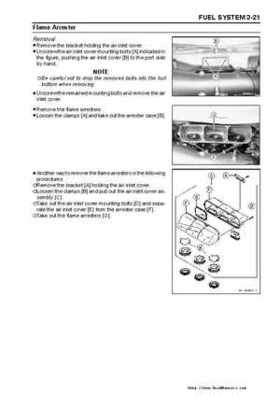 2003-2005 Kawasaki JetSki Ultra-150 Factory Service Manual, Page 72