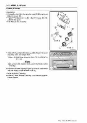 2003-2005 Kawasaki JetSki Ultra-150 Factory Service Manual, Page 73