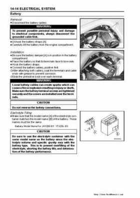 2003-2005 Kawasaki JetSki Ultra-150 Factory Service Manual, Page 215
