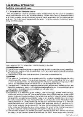 2003-2005 Kawasaki Ultra-150 Jet Ski Factory Service Manual., Page 19