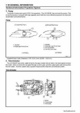 2003-2005 Kawasaki Ultra-150 Jet Ski Factory Service Manual., Page 23