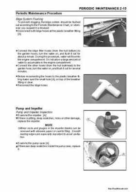 2003-2005 Kawasaki Ultra-150 Jet Ski Factory Service Manual., Page 41