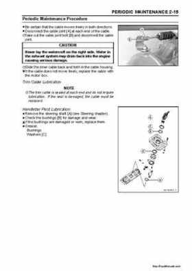 2003-2005 Kawasaki Ultra-150 Jet Ski Factory Service Manual., Page 43
