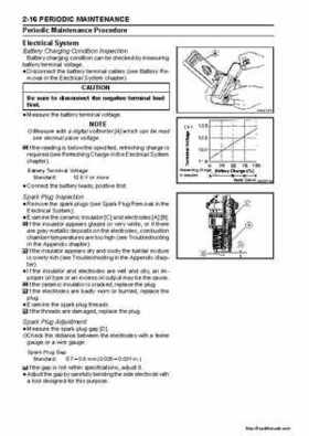 2003-2005 Kawasaki Ultra-150 Jet Ski Factory Service Manual., Page 44