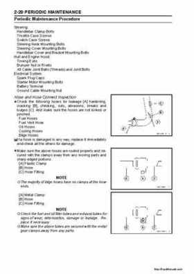 2003-2005 Kawasaki Ultra-150 Jet Ski Factory Service Manual., Page 48