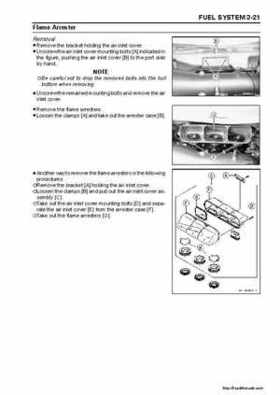 2003-2005 Kawasaki Ultra-150 Jet Ski Factory Service Manual., Page 70