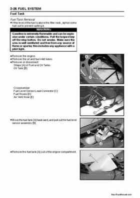 2003-2005 Kawasaki Ultra-150 Jet Ski Factory Service Manual., Page 75