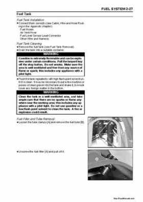 2003-2005 Kawasaki Ultra-150 Jet Ski Factory Service Manual., Page 76