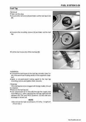 2003-2005 Kawasaki Ultra-150 Jet Ski Factory Service Manual., Page 78