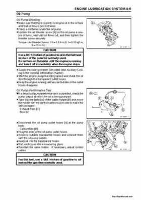 2003-2005 Kawasaki Ultra-150 Jet Ski Factory Service Manual., Page 83