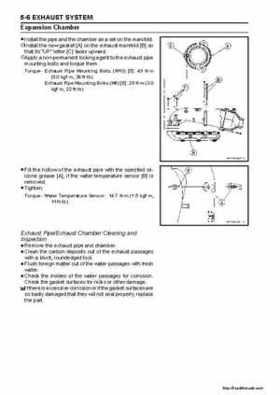 2003-2005 Kawasaki Ultra-150 Jet Ski Factory Service Manual., Page 93