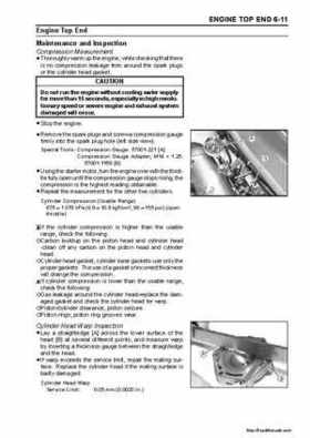 2003-2005 Kawasaki Ultra-150 Jet Ski Factory Service Manual., Page 107