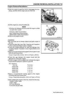 2003-2005 Kawasaki Ultra-150 Jet Ski Factory Service Manual., Page 114